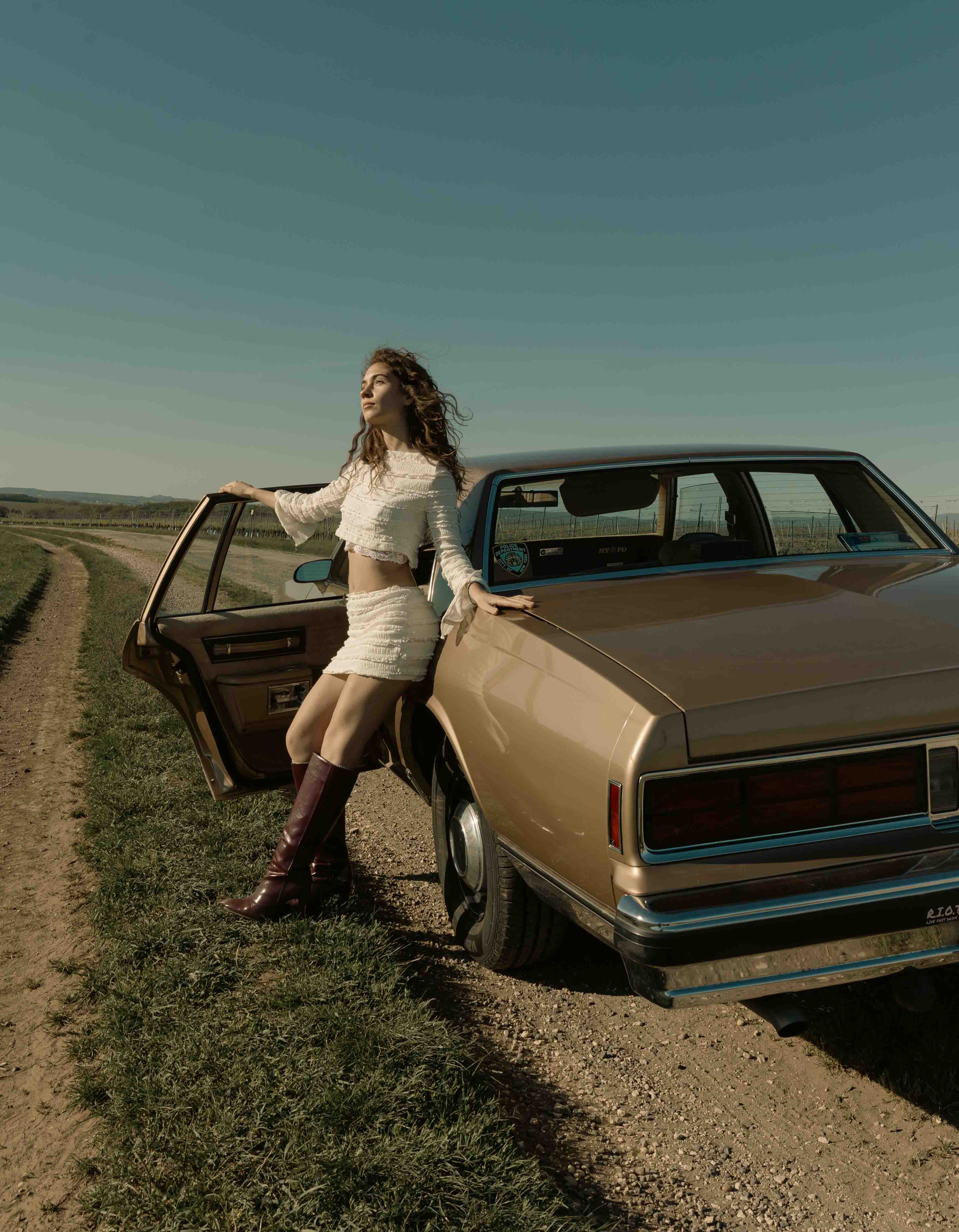 1986 Caprice Classic countryside photoshoot Etyek Hungary