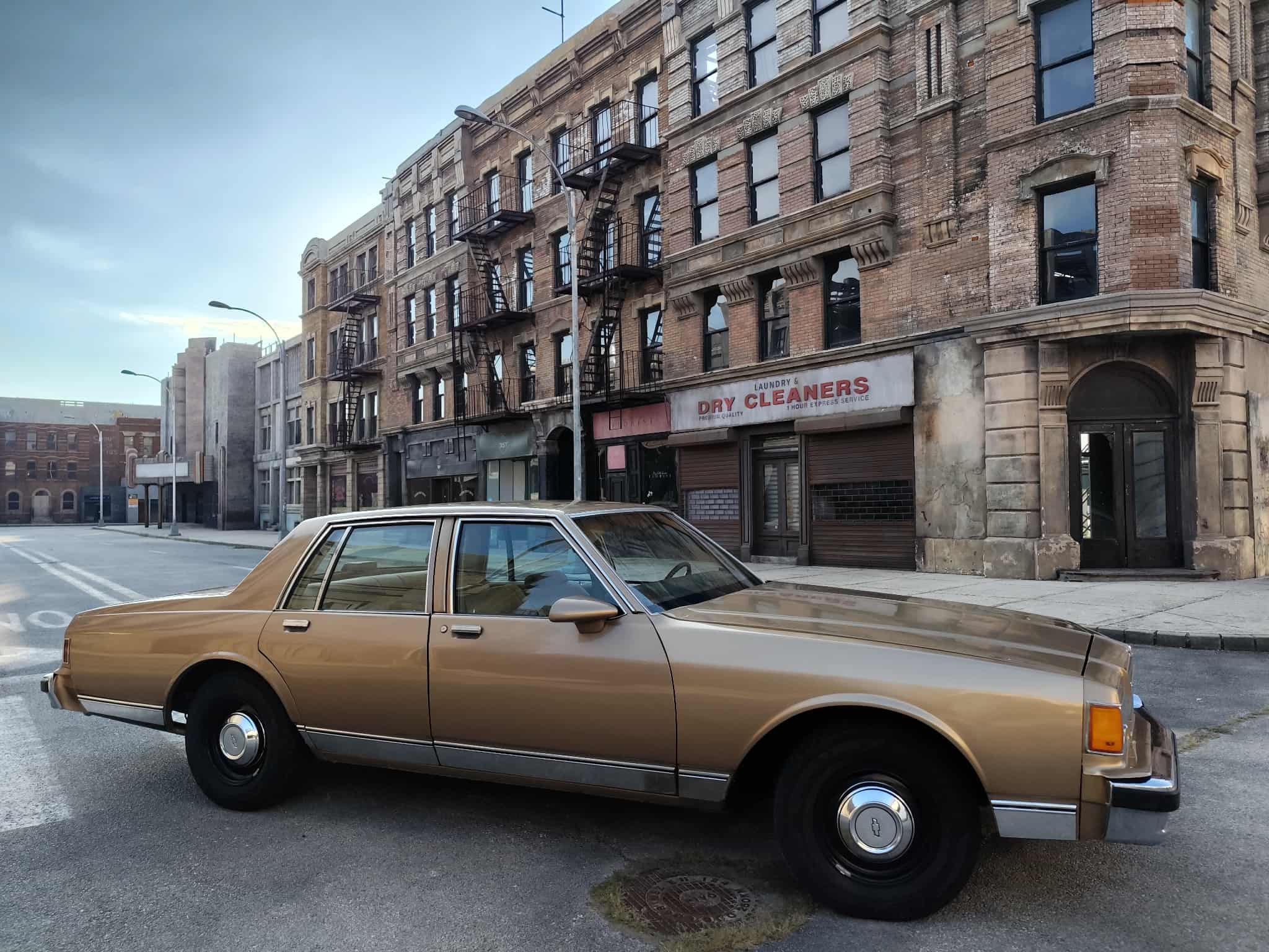 Vintage American car Chevrolet Caprice exterior details