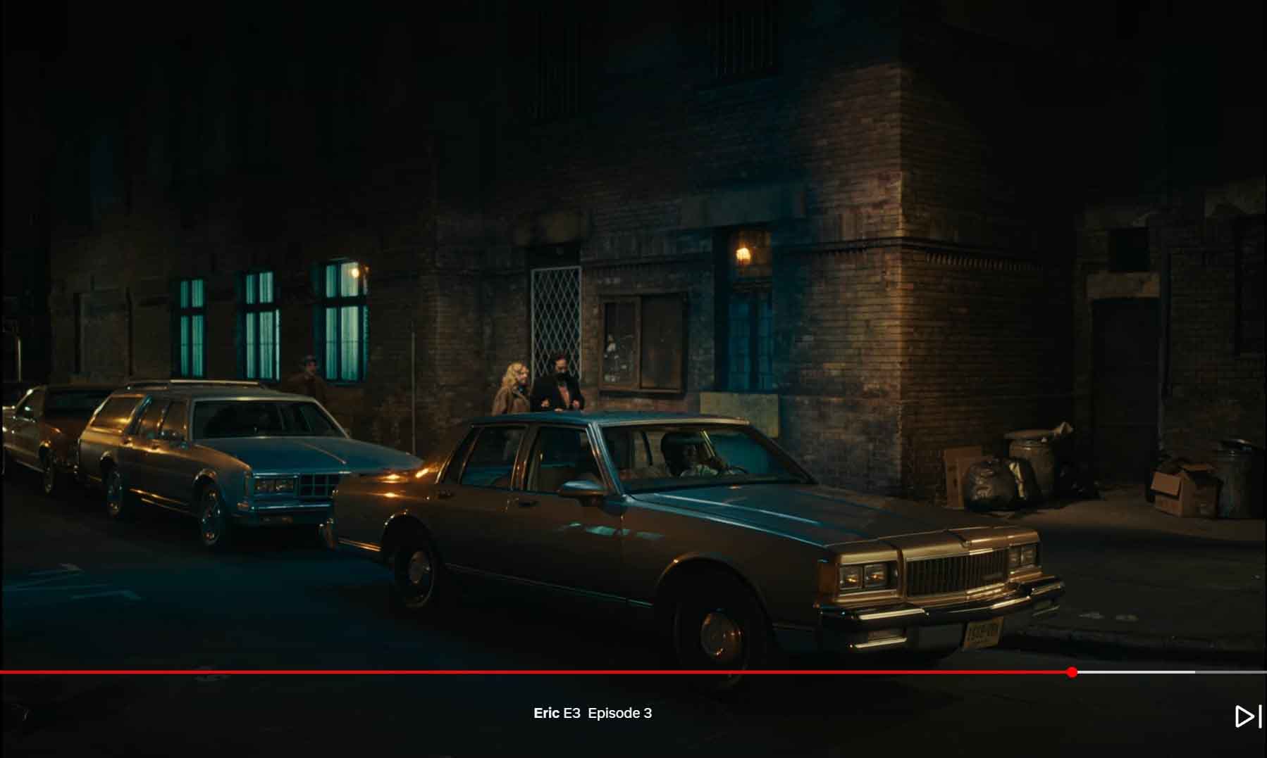 Vintage American car Chevrolet Caprice rear view